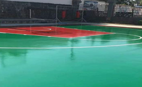 唐山篮球场翻新地面